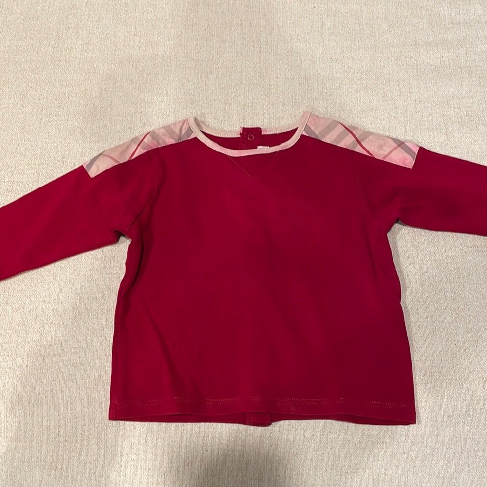 Baby Burberry long sleeve shirt